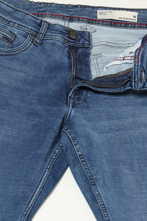Mid Blue Slim Fit Denim