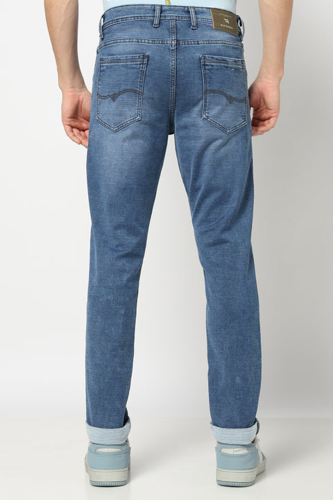 Mid Blue Slim Fit Denim