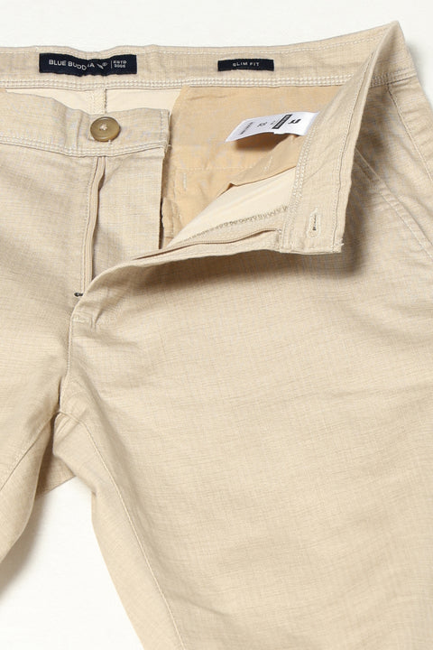 BEIGE RELAXED FIT TROUSER
