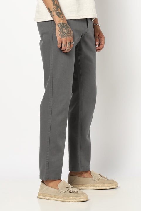 DARK GREY TRAVELLER FIT TROUSER