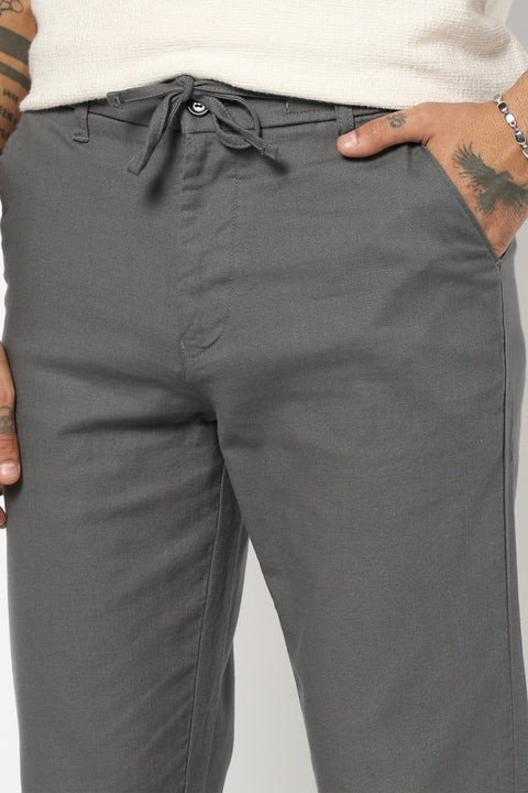 DARK GREY TRAVELLER FIT TROUSER