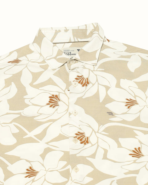 IONEL Beige Printed Shirt