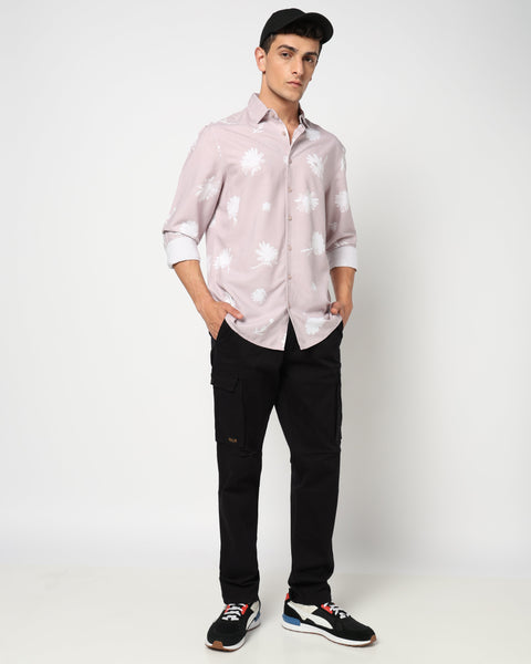 FAELAN Pink Printed Casual Shirt