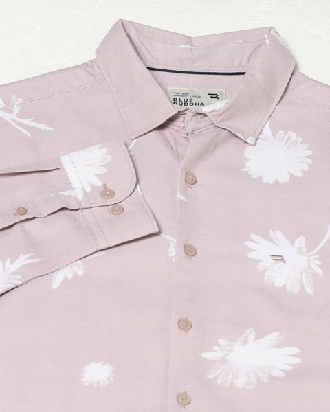 FAELAN Pink Printed Casual Shirt