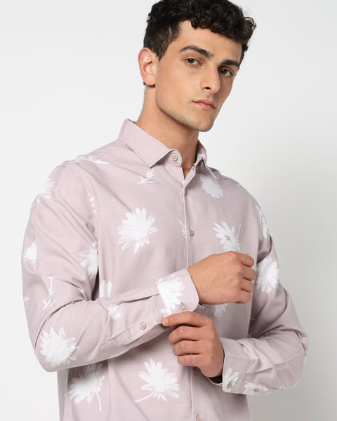FAELAN Pink Printed Casual Shirt
