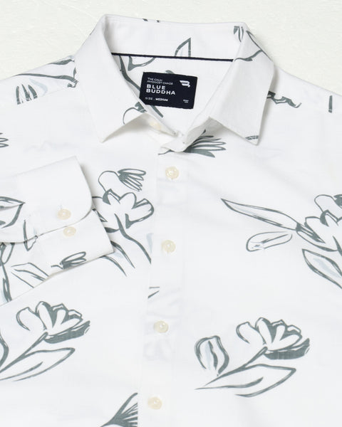 VEIRE Grey Printed Shirt