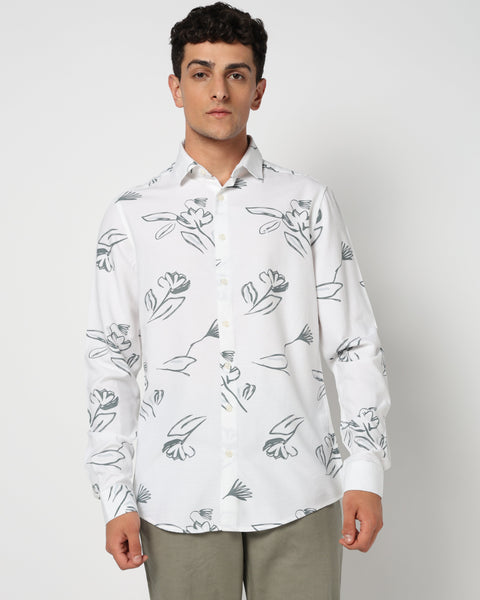 VEIRE Grey Printed Shirt