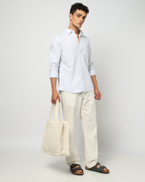 OREN Light Blue Striped Shirt