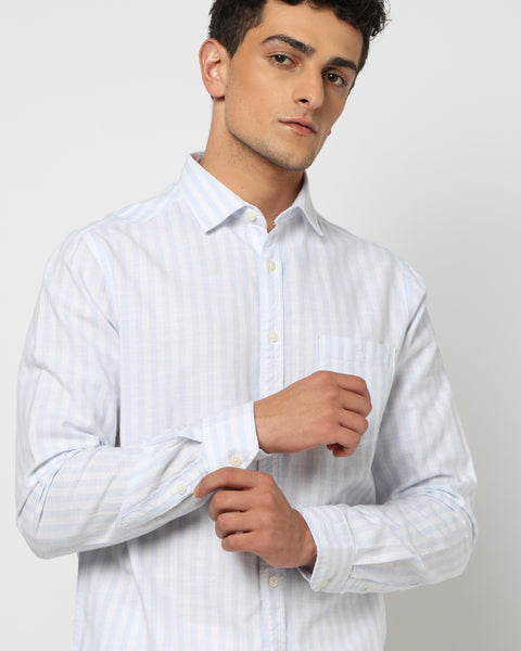 OREN Light Blue Striped Shirt