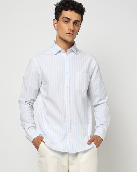 OREN Light Blue Striped Shirt