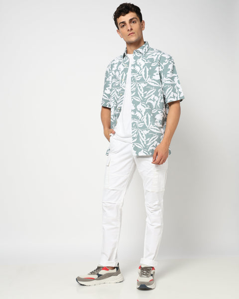 ZENLO Teal Printed Shirt