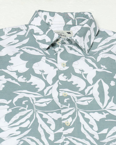 ZENLO Teal Printed Shirt