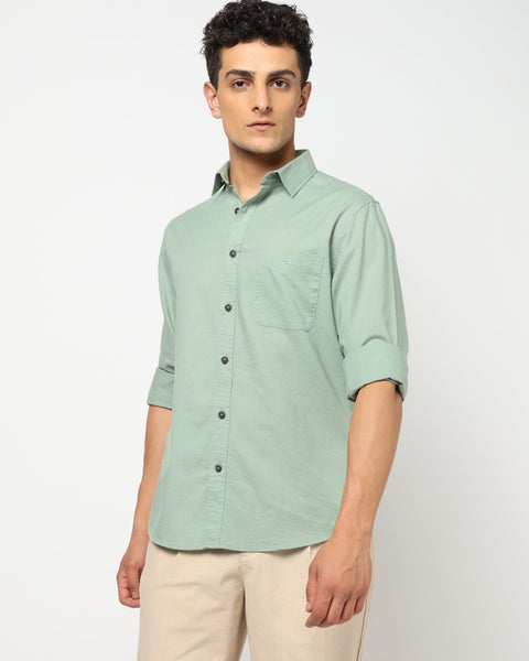ALTON Light Aqua Solid Shirt