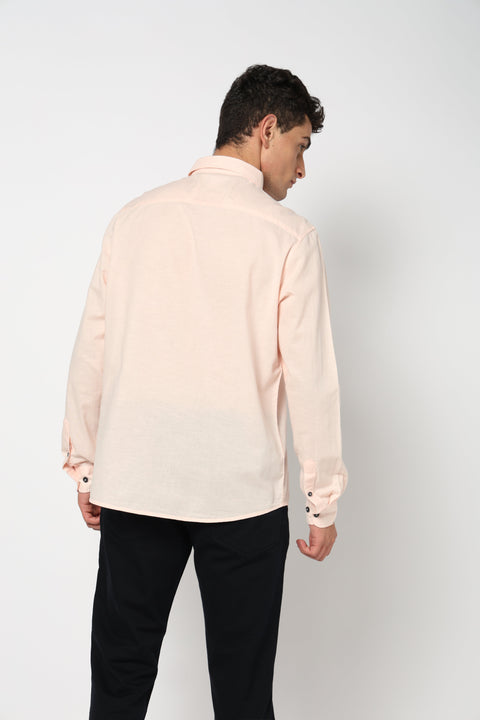 ALTON Light Pink Solid Shirt