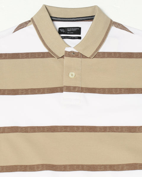 SOLRE Beige Polo T Shirt