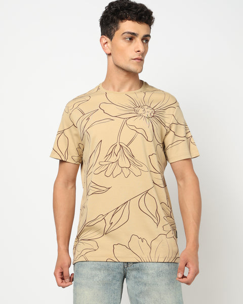 ELION Floral Printed T-Shirt