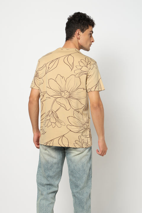 ELION Floral Printed T-Shirt