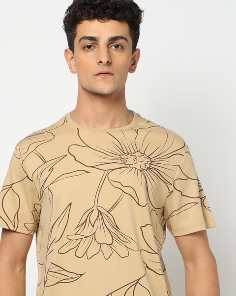 ELION Floral Printed T-Shirt