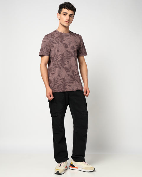 LUSCO Leaf-Print t-shirt