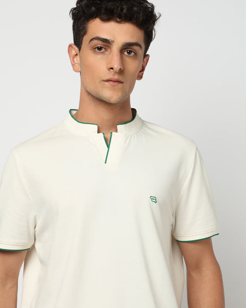 ELION Band Collar T Shirt