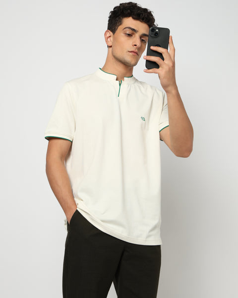 ELION Band Collar T Shirt