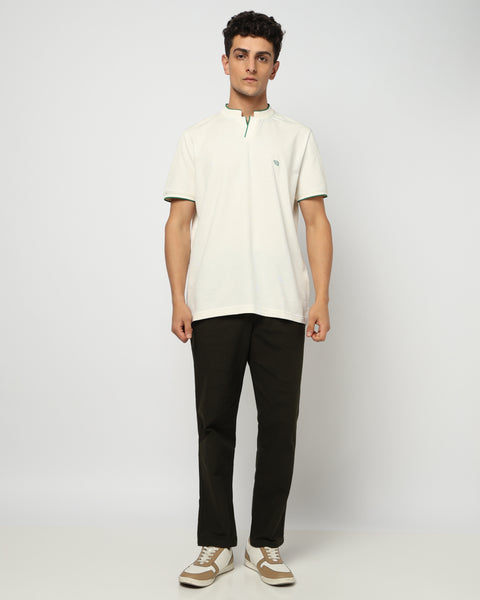 ELION Band Collar T Shirt