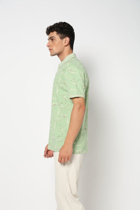 SOREN Printed POLO T-Shirt