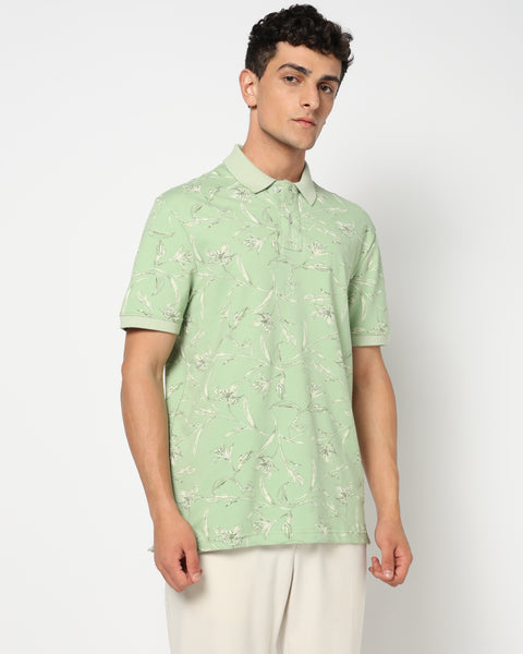 SOREN Printed POLO T-Shirt