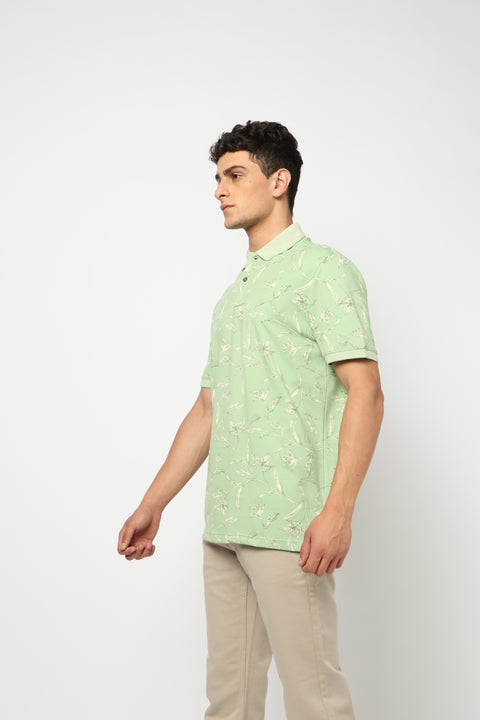 SOREN Printed POLO T-Shirt