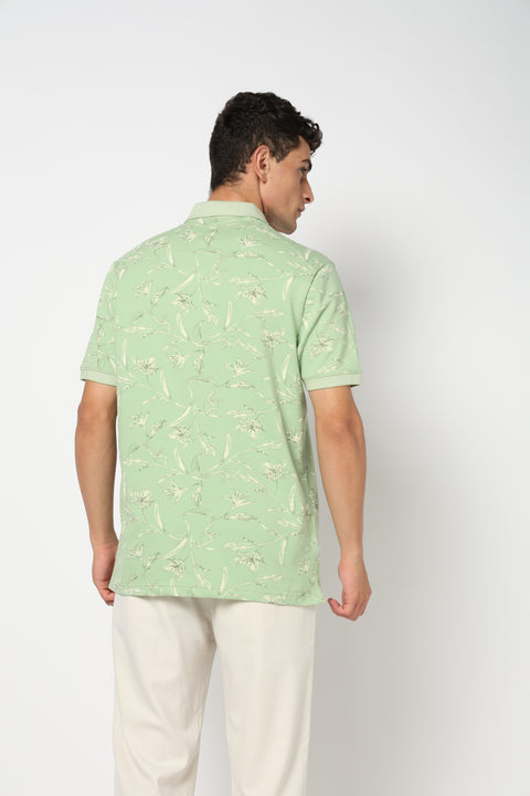 SOREN Printed POLO T-Shirt