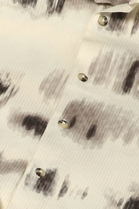 Brown Over All Printed Shirt - Shirt - 241129718