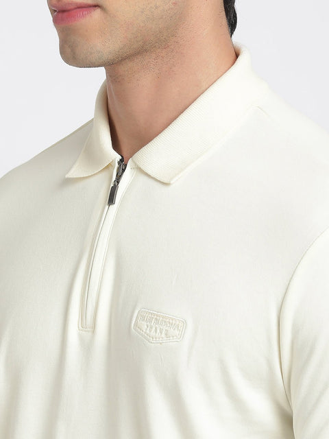 Chalk Polo Cotton T-Shirt - T-Shirt - 231231177