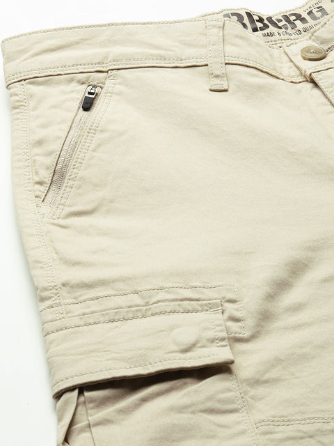 Cream Slim Fit Cargo Pants - Cargo - 230940638