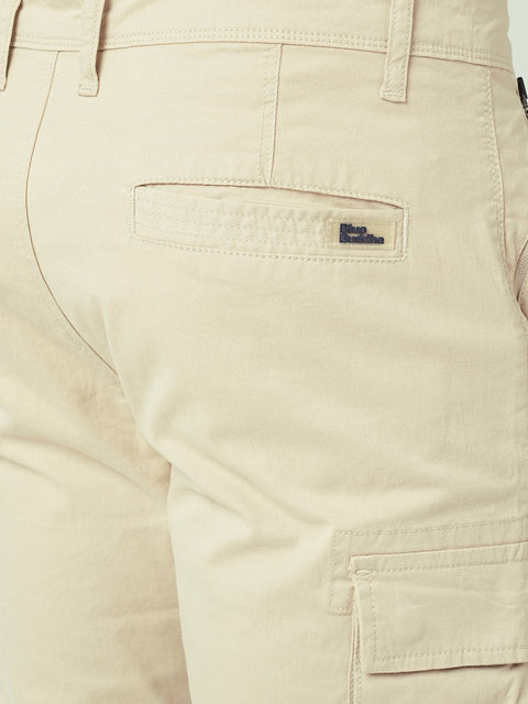 Cream Slim Fit Cargo Pants - Cargo - 230940638