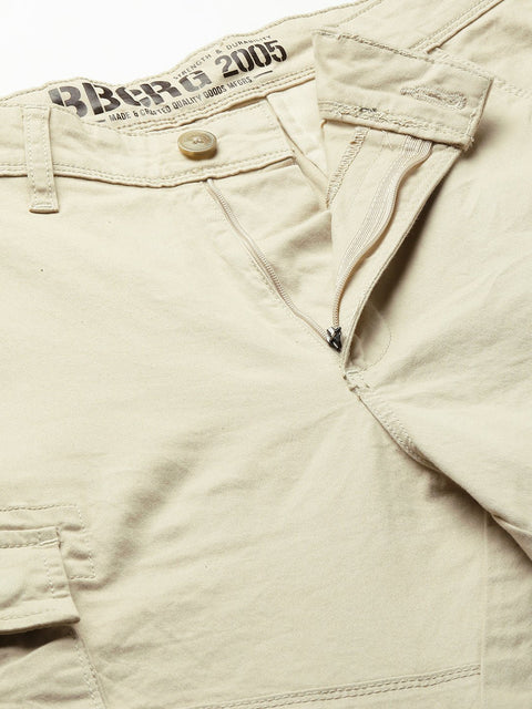 Cream Slim Fit Cargo Pants - Cargo - 230940638