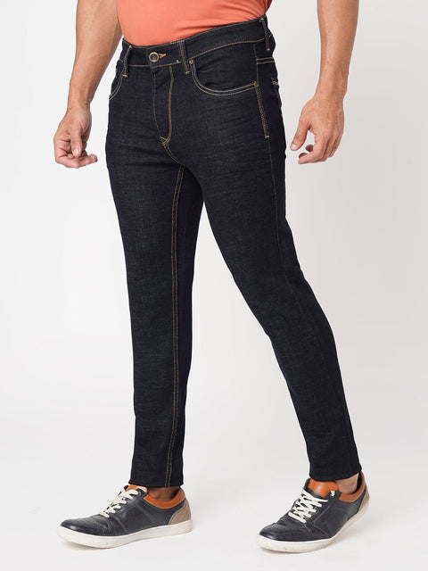 Dark Blue Ankle Fit Jeans - Jeans - 230610466
