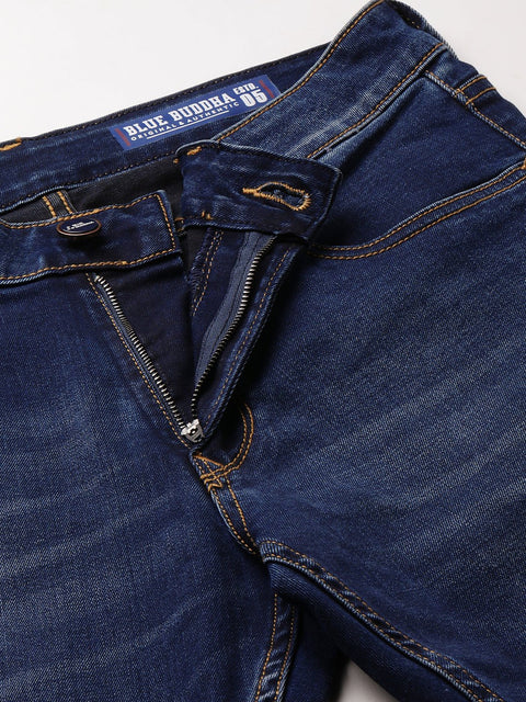 Dark Blue Ankle Fit Jeans - Jeans - 230710552