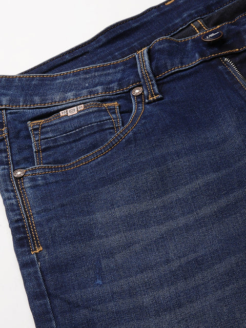 Dark Blue Ankle Fit Jeans - Jeans - 230710552