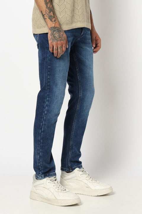 DARK BLUE MENS ANKLE FIT DENIM - Jeans - 250810514