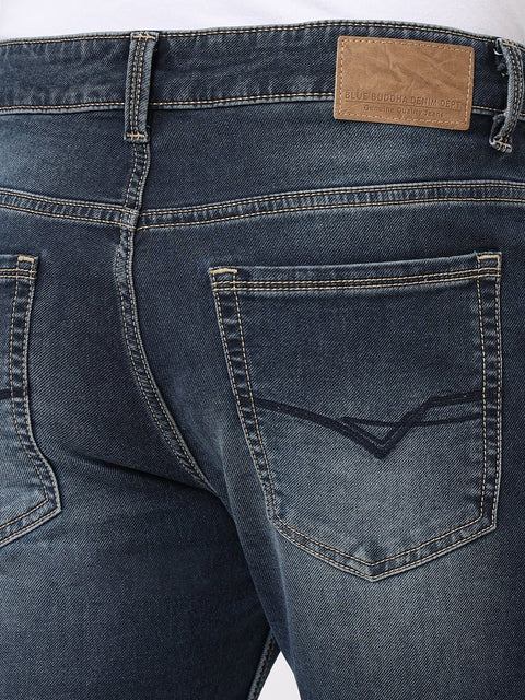 Dark Blue Skinny Fit Jeans - Jeans - 230310213