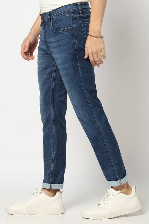 Dark Blue Slim Fit Denim - jeans - Jeans -