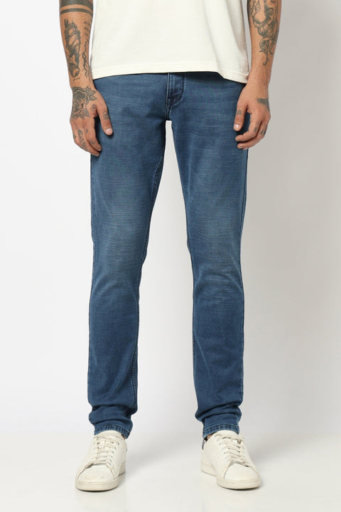 DARK BLUE STRAIGHT FIT MENS DENIM - Jeans - 250710439