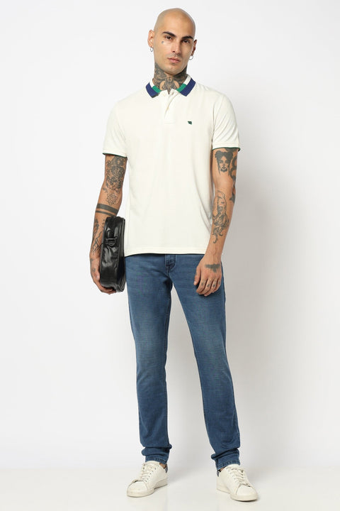 DARK BLUE STRAIGHT FIT MENS DENIM - Jeans - 250710439