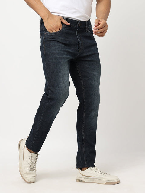 Dark Blue whiskered Jeans - Jeans - 230510446
