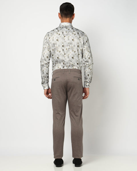 Dark Grey Slim Fit Trouser - Trouser - 250540213