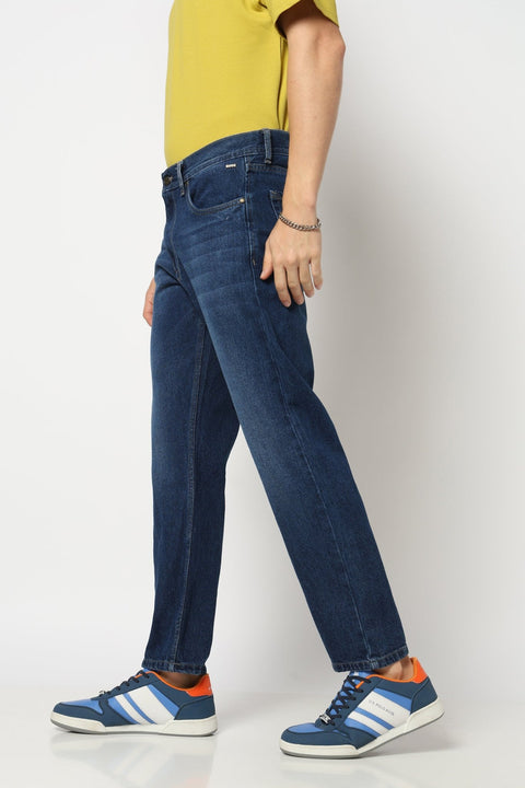 Deep Blue Relaxed Jeans - Jeans - 250410093