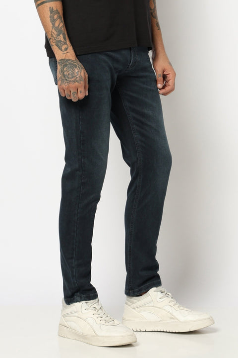 DEEP BLUE SLIM FIT MENS JEANS - Jeans - 250410073