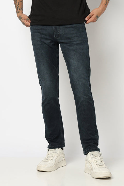 DEEP BLUE SLIM FIT MENS JEANS - Jeans - 250410073