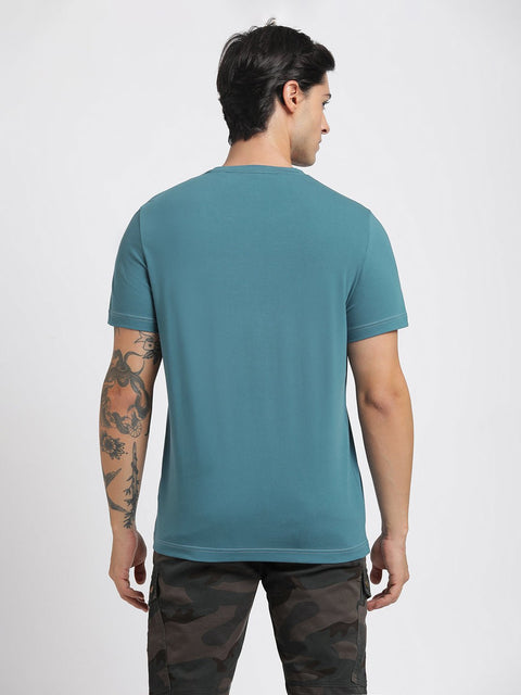 Deep Ocean Printed Cotton T-Shirt - T-Shirt - 231131062