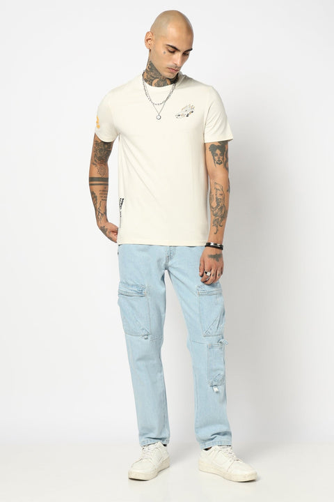 ECRU GRAPHIC PRINTED TEE - T Shirt - 2503301164
